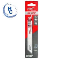 Bộ 5 lưỡi cưa kiếm 150mm, 14 răng/inch Milwaukee 48-47-5182