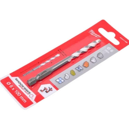 Mũi khoan đa năng 6x100mm – 1 mũi Milwaukee 4932471096