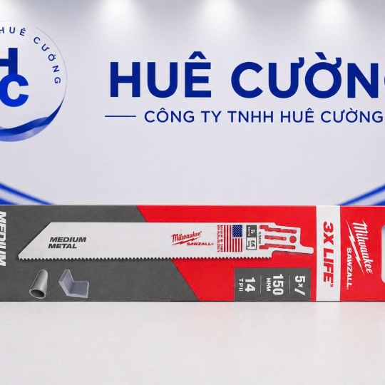 Bộ 5 lưỡi cưa kiếm 150mm, 14 răng/inch Milwaukee 48-47-5182