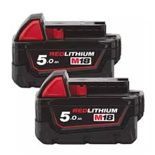 Pin Milwaukee M18 5.0Ah RED LITHIUM M18B5