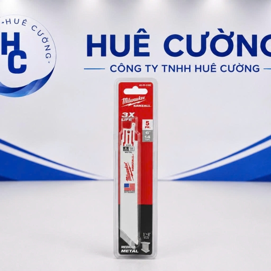 Bộ 5 lưỡi cưa kiếm 150mm, 14 răng/inch Milwaukee 48-47-5182
