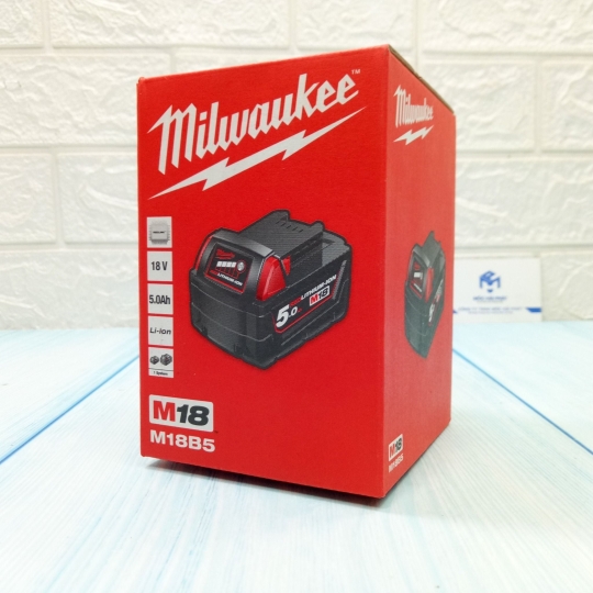Pin Milwaukee M18 5.0Ah RED LITHIUM M18B5
