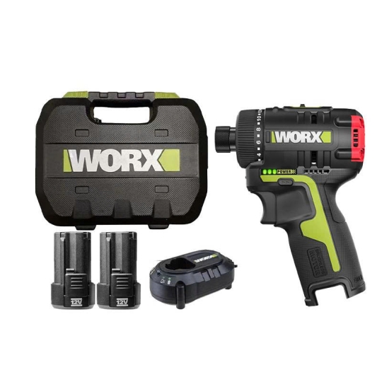  Máy vặn vít cầm tay 12V Worx WU129 ( cả bộ )