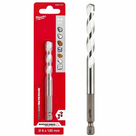 Mũi khoan đa năng 8x120mm – 1 mũi Milwaukee 4932471104