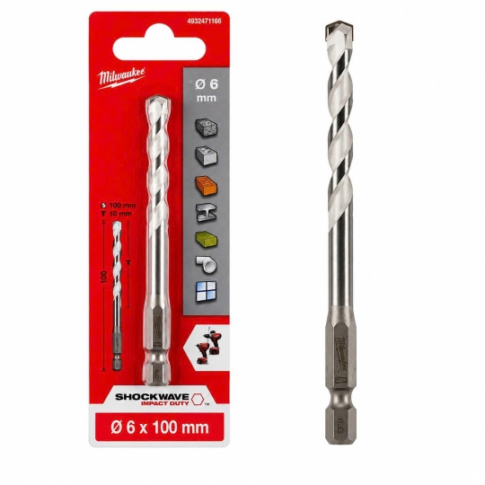 Mũi khoan đa năng 6x100mm – 1 mũi Milwaukee 4932471096