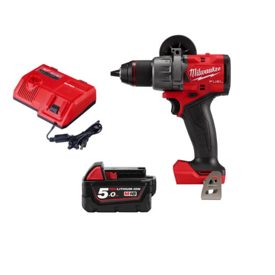 Combo Máy Khoan MILWAUKEE M18 FPD3 + Pin M18B5 + Sạc M12-18C